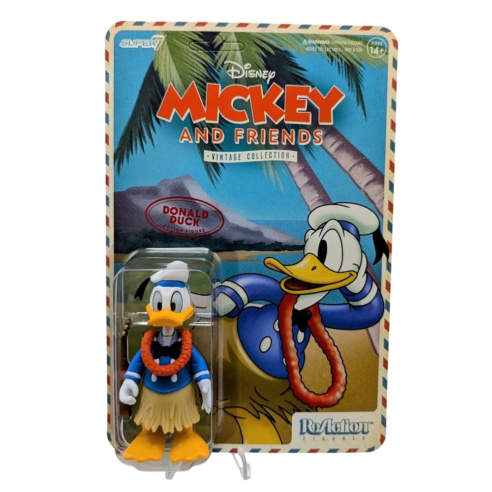 Super7 Disney Mickey And Friends Vintage Collection Donald Duck Figure